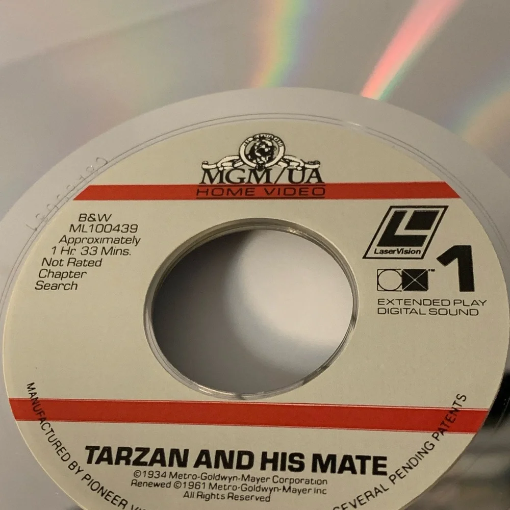 Tarzan and His Mate‎ LaserDisc